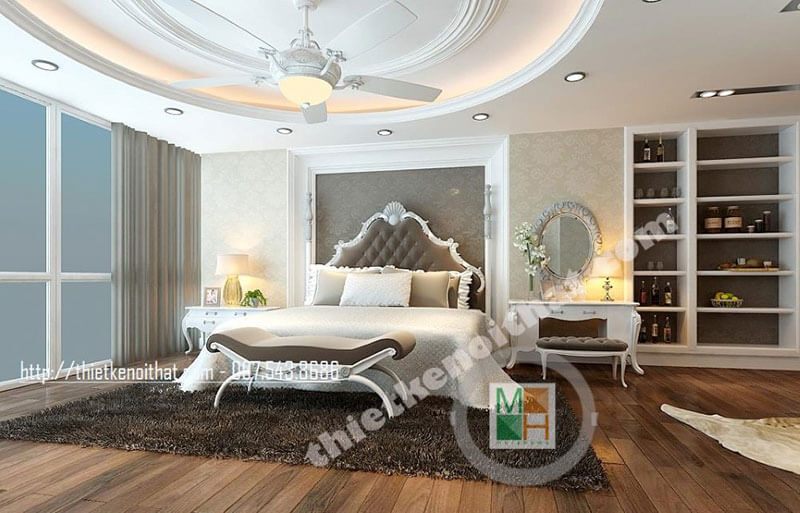 thiết kế nội thất gỗ óc chó