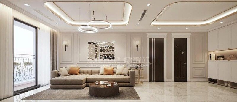 Gương trang trí là điểm nhấn ấn tượng, khiến cho không gian thêm phần đẹp mắt Gương trang trí phòng khách đẹp, độc lạ và ấn tượng